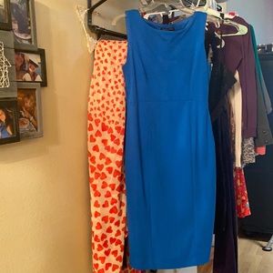 Banana Republic Size 8 Blue Stretchy Dress